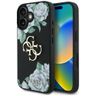 Etui Guess Grained Roses Big 4G logo do  iPhone 16 czarny na NearMe.pl