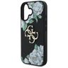 Etui Guess Grained Roses Big 4G logo do  iPhone 16 czarny na NearMe.pl
