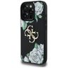 Etui Guess Grained Roses Big 4G logo do  iPhone 16 Pro czarny na NearMe.pl
