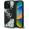 Etui Guess Grained Roses Big 4G logo do  iPhone 16 Pro czarny na NearMe.pl