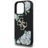 Etui Guess Grained Roses Big 4G logo do  iPhone 16 Pro czarny na NearMe.pl