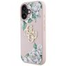 Etui Guess Grained Roses Big 4G logo do  iPhone 16 różowy na NearMe.pl