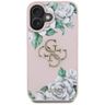 Etui Guess Grained Roses Big 4G logo do  iPhone 16 różowy na NearMe.pl