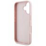 Etui Guess Grained Roses Big 4G logo do  iPhone 16 różowy na NearMe.pl