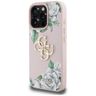 Etui Guess Grained Roses Big 4G logo do  iPhone 16 Pro różowy na NearMe.pl