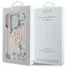 Etui Guess Grained Roses Big 4G logo do  iPhone 16 Pro Max różowy na NearMe.pl