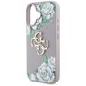 Etui Guess Grained Roses Big 4G logo do  iPhone 16 fioletowy na NearMe.pl