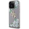 Etui Guess Grained Roses Big 4G logo do  iPhone 16 Pro fioletowy na NearMe.pl
