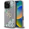 Etui Guess Grained Roses Big 4G logo do  iPhone 16 Pro Max fioletowy na NearMe.pl