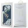 Etui Guess Grained Roses Big 4G logo do  iPhone 16 niebieski na NearMe.pl