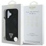 Etui Guess Grained Hot Stamp Peony       Triangle Logo MagSafe do iPhone 16 czarny na NearMe.pl