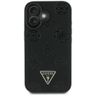 Etui Guess Grained Hot Stamp Peony       Triangle Logo MagSafe do iPhone 16 czarny na NearMe.pl