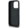 Etui Guess Grained Hot Stamp Peony       Triangle Logo MagSafe do iPhone 16 Pro Max czarny na NearMe.pl