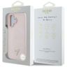 Etui Guess Grained Hot Stamp Peony       Triangle Logo MagSafe do iPhone 16 różowy na NearMe.pl