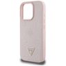 Etui Guess Grained Hot Stamp Peony       Triangle Logo MagSafe do iPhone 16 Pro różowy na NearMe.pl