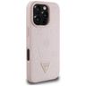 Etui Guess Grained Hot Stamp Peony       Triangle Logo MagSafe do iPhone 16 Pro różowy na NearMe.pl