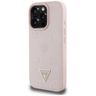 Etui Guess Grained Hot Stamp Peony       Triangle Logo MagSafe do iPhone 16 Pro Max różowy na NearMe.pl