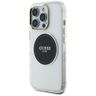Etui Guess IML Metal Colored Circle      Classic Logo MagSafe do iPhone 16 Pro Max czarny na NearMe.pl