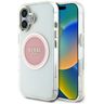 Etui Guess IML Metal Colored Circle      Classic Logo MagSafe do iPhone 16 różowy na NearMe.pl