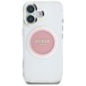 Etui Guess IML Metal Colored Circle      Classic Logo MagSafe do iPhone 16 różowy na NearMe.pl