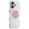 Etui Guess IML Metal Colored Circle      Classic Logo MagSafe do iPhone 16 różowy na NearMe.pl