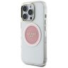 Etui Guess IML Metal Colored Circle      Classic Logo MagSafe do iPhone 16 Pro różowy na NearMe.pl
