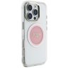 Etui Guess IML Metal Colored Circle      Classic Logo MagSafe do iPhone 16 Pro różowy na NearMe.pl