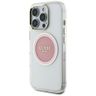 Etui Guess IML Metal Colored Circle      Classic Logo MagSafe do iPhone 16 Pro Max różowy na NearMe.pl