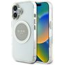 Etui Guess IML Metal Colored Circle      Classic Logo MagSafe do iPhone 16 szary na NearMe.pl