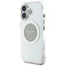 Etui Guess IML Metal Colored Circle      Classic Logo MagSafe do iPhone 16 szary na NearMe.pl