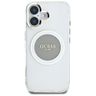 Etui Guess IML Metal Colored Circle      Classic Logo MagSafe do iPhone 16 szary na NearMe.pl