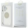 Etui Guess IML Metal Colored Circle      Classic Logo MagSafe do iPhone 16 szary na NearMe.pl