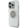 Etui Guess IML Metal Colored Circle      Classic Logo MagSafe do iPhone 16 Pro szary na NearMe.pl