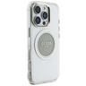 Etui Guess IML Metal Colored Circle      Classic Logo MagSafe do iPhone 16 Pro szary na NearMe.pl