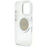 Etui Guess IML Metal Colored Circle      Classic Logo MagSafe do iPhone 16 Pro szary na NearMe.pl