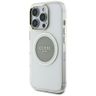 Etui Guess IML Metal Colored Circle      Classic Logo MagSafe do iPhone 16 Pro Max szary na NearMe.pl
