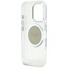 Etui Guess IML Metal Colored Circle      Classic Logo MagSafe do iPhone 16 Pro Max szary na NearMe.pl