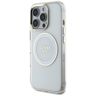 Etui Guess IML Metal Colored Circle      Classic Logo MagSafe do iPhone 16 Pro biały na NearMe.pl
