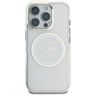 Etui Guess IML Metal Colored Circle      Classic Logo MagSafe do iPhone 16 Pro biały na NearMe.pl