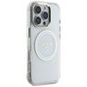 Etui Guess IML Metal Colored Circle      Classic Logo MagSafe do iPhone 16 Pro biały na NearMe.pl