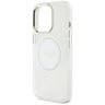 Etui Guess IML Metal Colored Circle      Classic Logo MagSafe do iPhone 16 Pro biały na NearMe.pl
