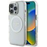 Etui Guess IML Metal Colored Circle      Classic Logo MagSafe do iPhone 16 Pro Max biały na NearMe.pl