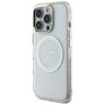 Etui Guess IML Metal Colored Circle      Classic Logo MagSafe do iPhone 16 Pro Max biały na NearMe.pl