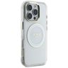 Etui Guess IML Metal Colored Circle      Classic Logo MagSafe do iPhone 16 Pro Max biały na NearMe.pl