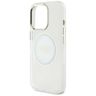 Etui Guess IML Metal Colored Circle      Classic Logo MagSafe do iPhone 16 Pro Max biały na NearMe.pl