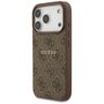 Etui Guess 4G Ring Classic Logo MagSafe  do iPhone 17 Pro brązowy na NearMe.pl