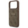 Etui Guess 4G Ring Classic Logo MagSafe  do iPhone 17 Pro brązowy na NearMe.pl