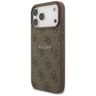 Etui Guess 4G Ring Classic Logo MagSafe  do iPhone 17 Pro Max brązowy na NearMe.pl