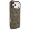 Etui Guess 4G Ring Classic Logo MagSafe  do iPhone 17 Pro Max brązowy na NearMe.pl