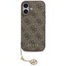 Etui Guess 4G Charms Collection MagSafe  do iPhone 17 brązowy na NearMe.pl